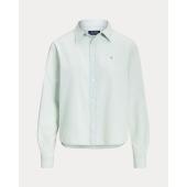 Cropped Boxy Chambray Shirt - 211891420001 - POLO RALPH LAUREN