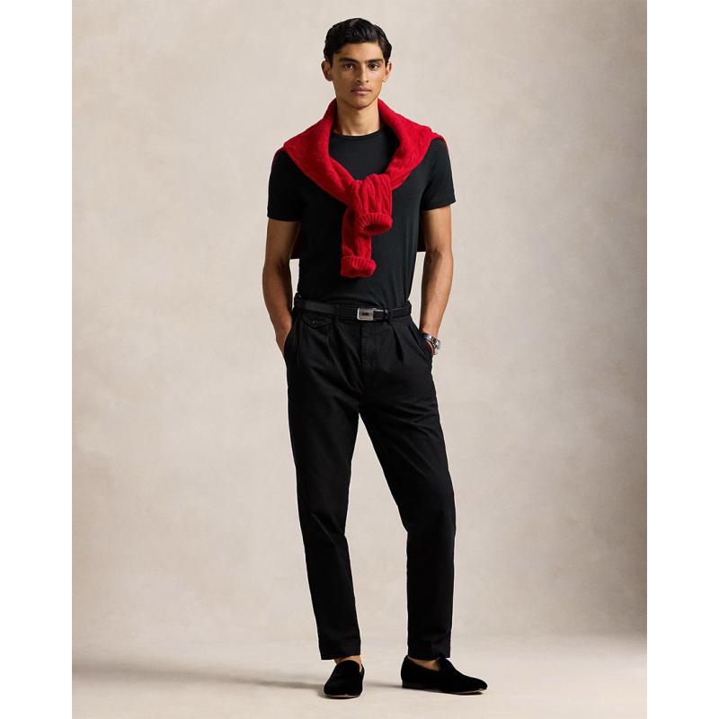 Custom Slim Fit Jersey Crewneck T-Shirt - 10@710680785001 - POLO RALPH LAUREN