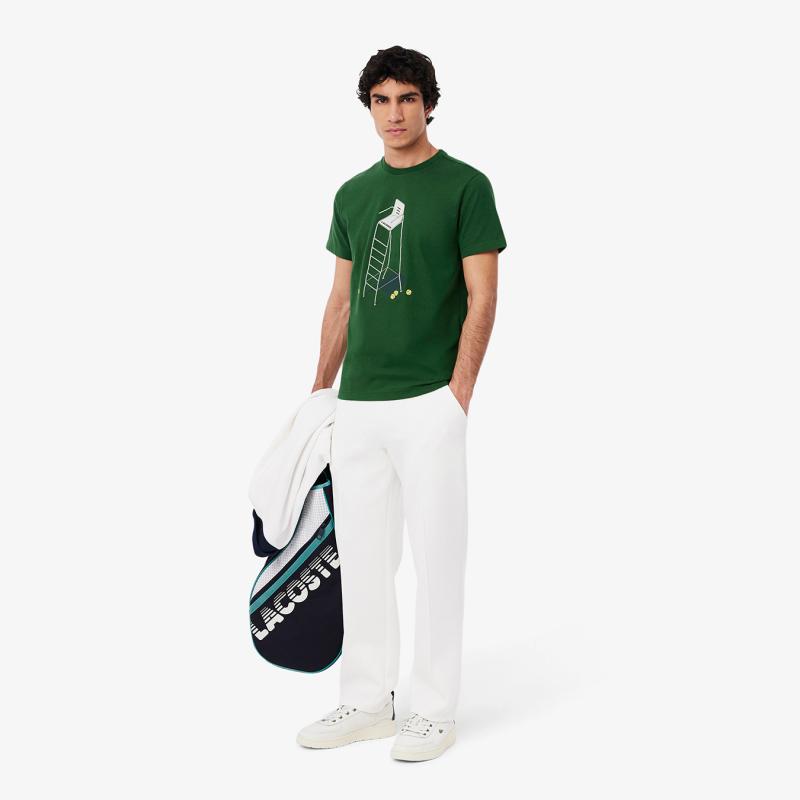 Tennis Heritage Print T-shirt - 3TH2101 - LACOSTE