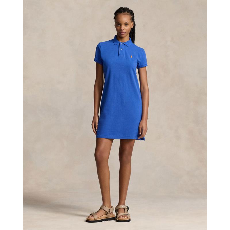Cotton Mesh Polo Dress - 211799490007 - POLO RALPH LAUREN