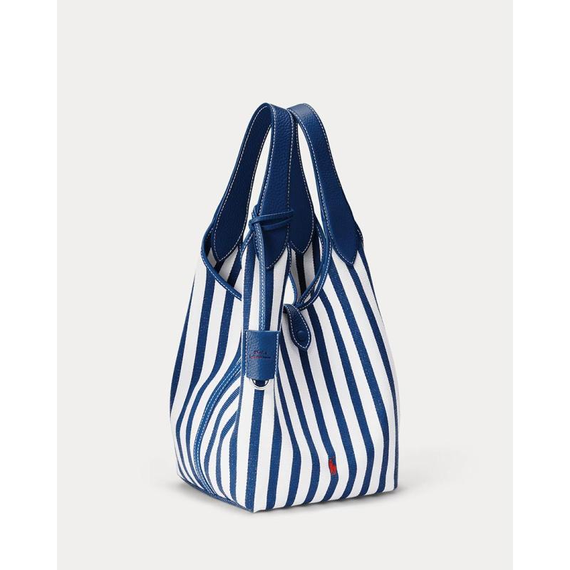 Polo Play Striped Canvas Tote - 428963527002 - POLO RALPH LAUREN