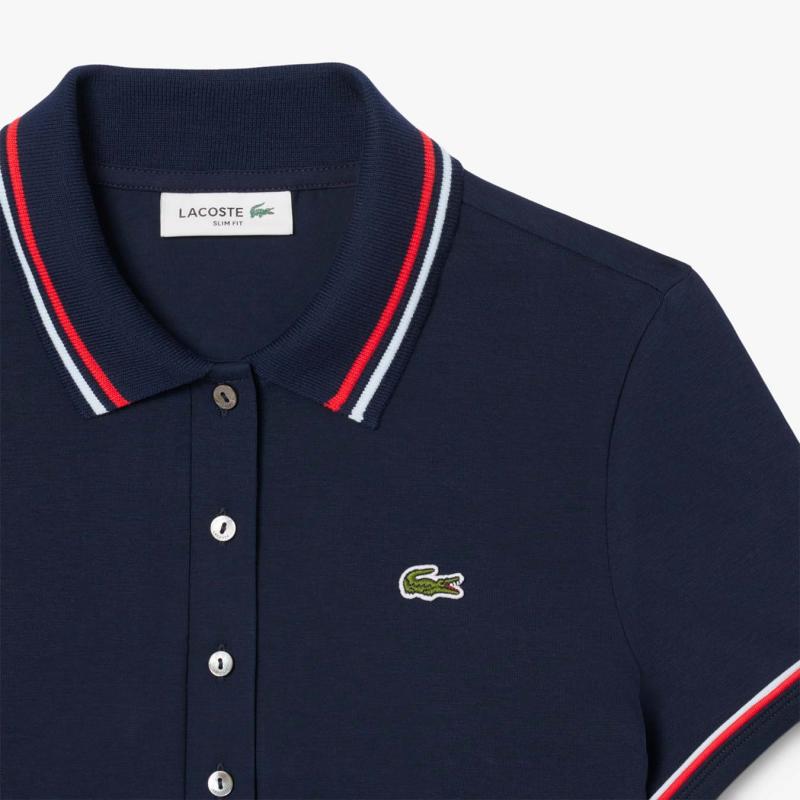 Slim Fit Jersey Polo Shirt - 3DF9599 - LACOSTE