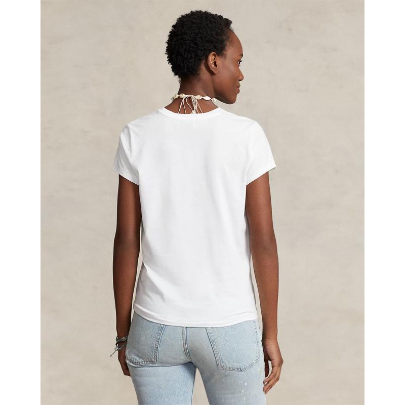 Cotton Jersey Crewneck T-Shirt - 9@211898698005 - POLO RALPH LAUREN