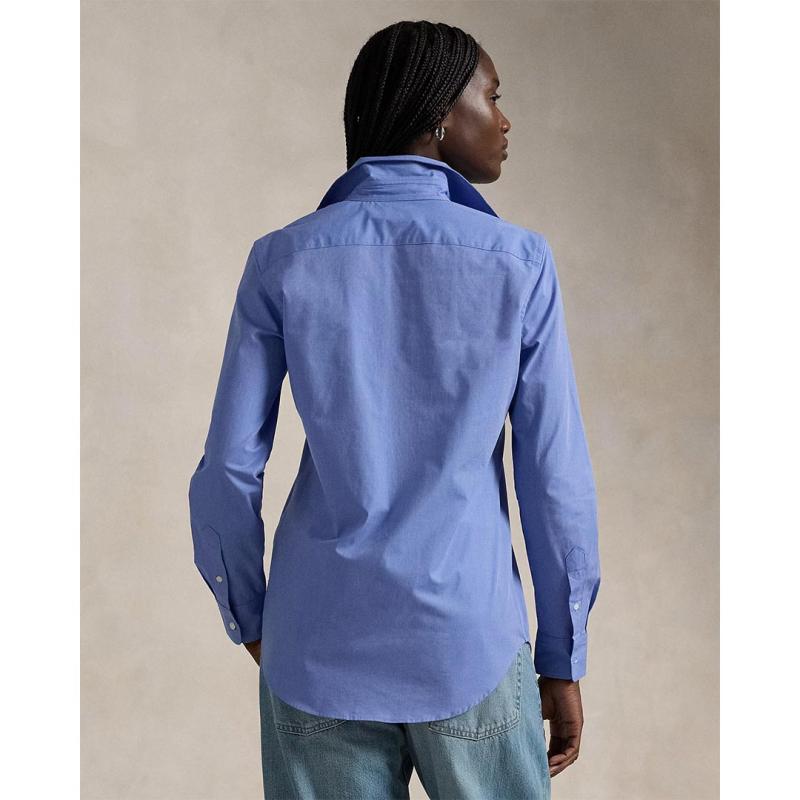 Stretch Slim Fit Cotton Shirt - 211941509001 - POLO RALPH LAUREN