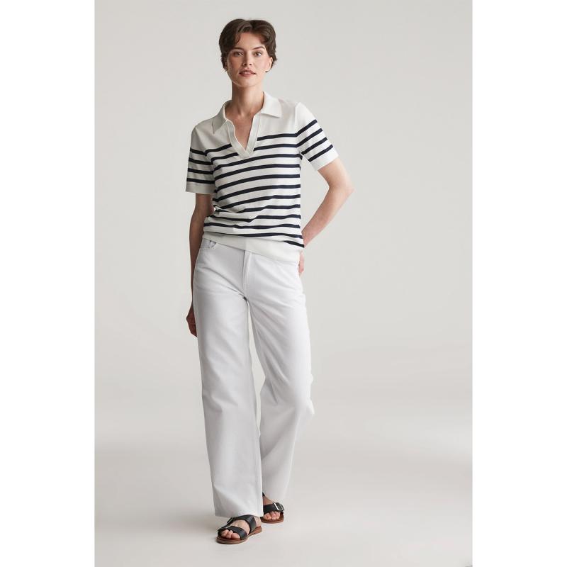 Fine knit striped sweater - 3GW4800404 - GANT
