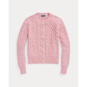 Cable-Knit Cotton Crewneck Cardigan - 211891643004 - POLO RALPH LAUREN
