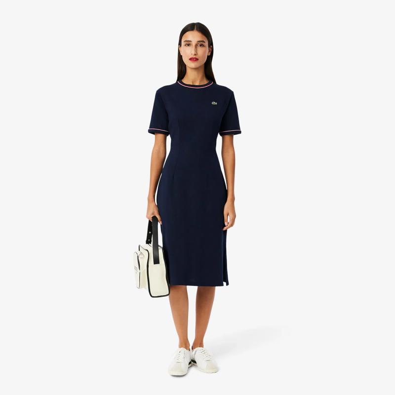 Jersey T-shirt Dress - 3EF9988 - LACOSTE