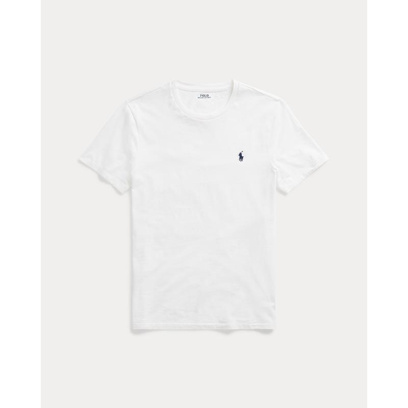 Custom Slim Fit Jersey Crewneck T-Shirt - 9@710680785003 - POLO RALPH LAUREN