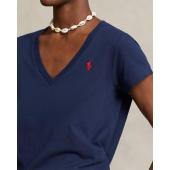 Cotton Jersey V-Neck T-Shirt - 9@211902403002 - POLO RALPH LAUREN