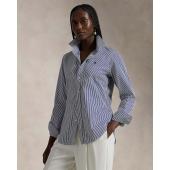 Slim Fit Striped Cotton Shirt - 9@211891379001 - POLO RALPH LAUREN