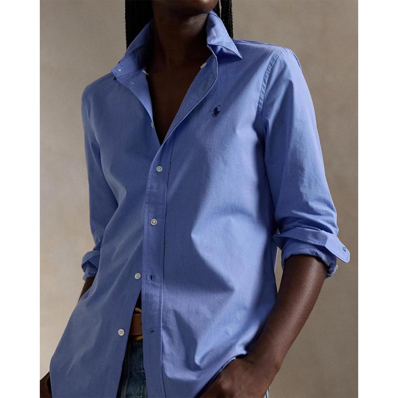 Stretch Slim Fit Cotton Shirt - 211941509001 - POLO RALPH LAUREN