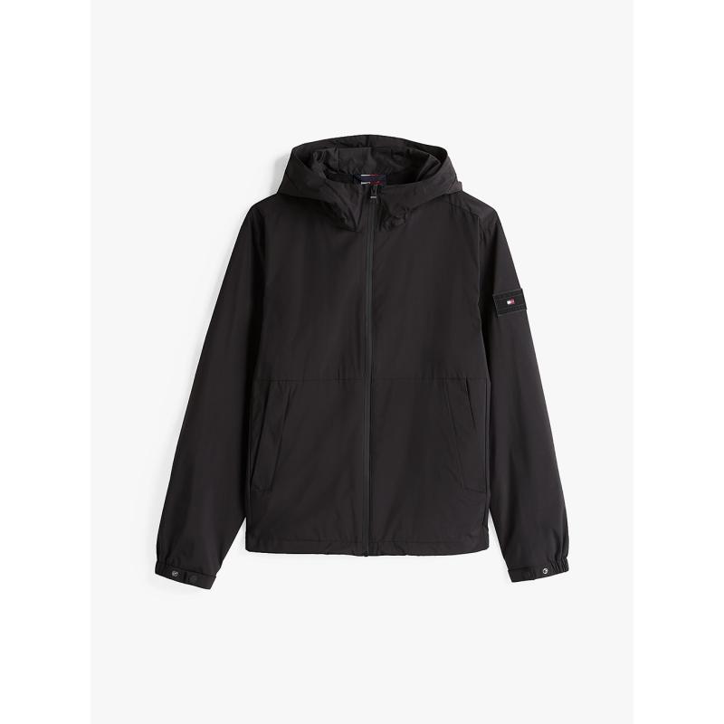 Logo Patch Hooded Jacket - MW0MW38905 - TOMMY HILFIGER