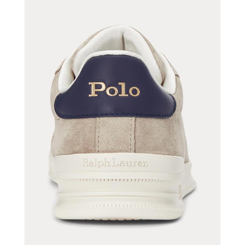 Heritage Court II Suede Trainer - 809955691003 - POLO RALPH LAUREN