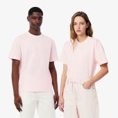 Unisex Signature Print Cotton T-Shirt - 3TH2739 - LACOSTE