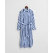 Striped Poplin Shirt Dress - 3GW4503397 - GANT