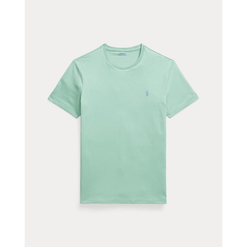 Custom Slim Fit Jersey Crewneck T-Shirt - 710671438415 - POLO RALPH LAUREN