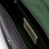 City Court Grain Leather Flap Close Bag - 9@3NF4707IE - LACOSTE