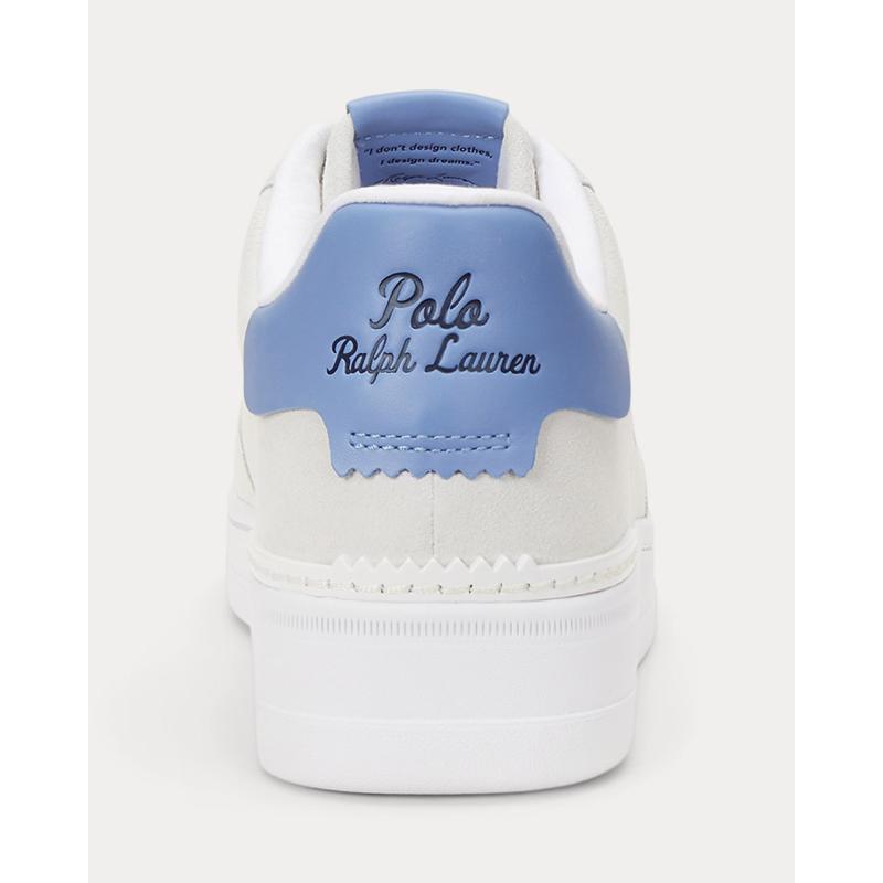 Masters Court Suede Trainer - 809965086001 - POLO RALPH LAUREN