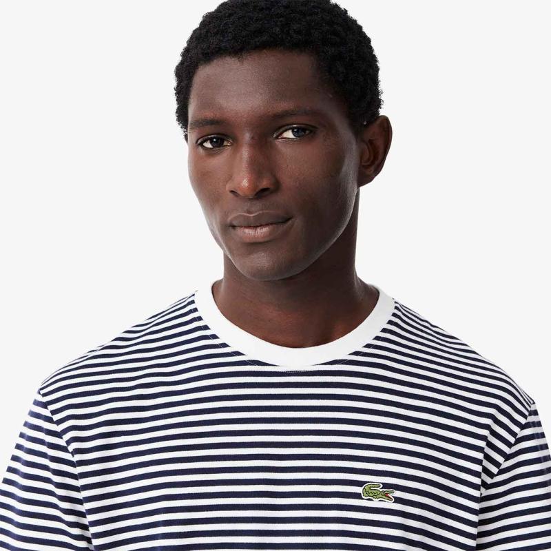 Striped Heavy Cotton T-shirt - 3TH9749 - LACOSTE
