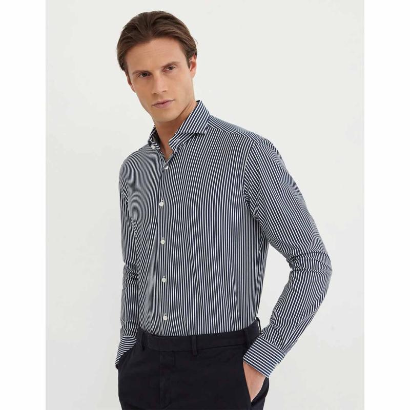 Twill Stripe Shirt - ACT521ML/81608 - XACUS