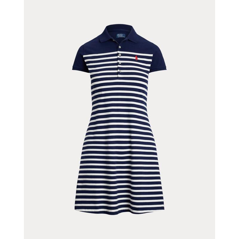 Striped Polo Shirtdress - 211959122001 - POLO RALPH LAUREN