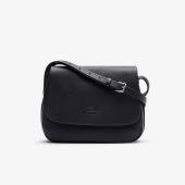 City Court Grain Leather Flap Close Bag - 9@3NF4707IE - LACOSTE
