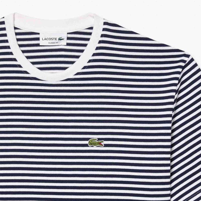 Striped Heavy Cotton T-shirt - 3TH9749 - LACOSTE