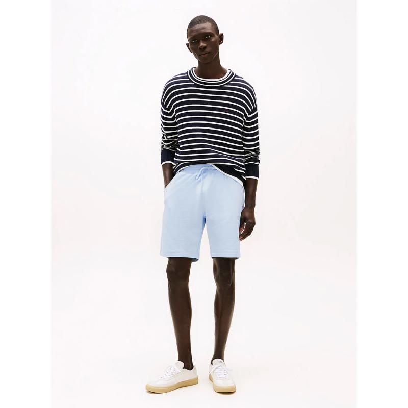 Flag Embroidery Sweat Shorts - MW0MW37240 - TOMMY HILFIGER