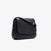 City Court Grain Leather Flap Close Bag - 9@3NF4707IE - LACOSTE