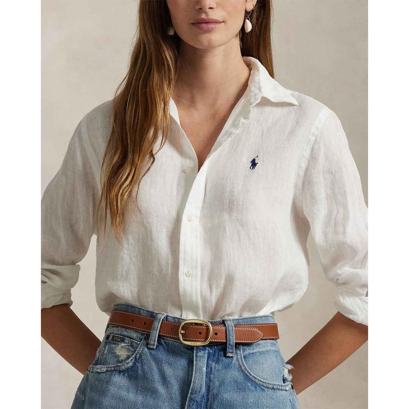 Classic Fit Linen Shirt - 211970730001 - POLO RALPH LAUREN