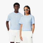 Unisex Signature Print Cotton T-Shirt - 3TH2739 - LACOSTE