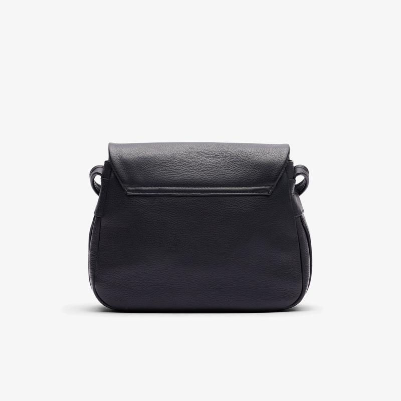 City Court Grain Leather Flap Close Bag - 9@3NF4707IE - LACOSTE