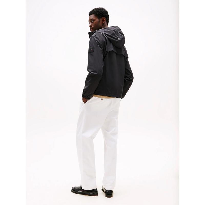 Logo Patch Hooded Jacket - MW0MW38905 - TOMMY HILFIGER