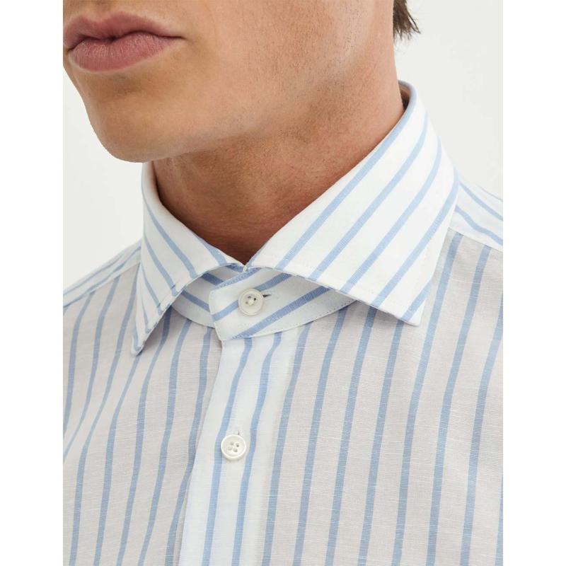 Stripe Linen Shirt - 536ML/81214 - XACUS