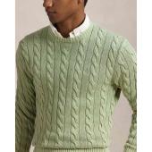 Cable-Knit Mineral-Dyed Cotton Jumper - 710965867002 - POLO RALPH LAUREN