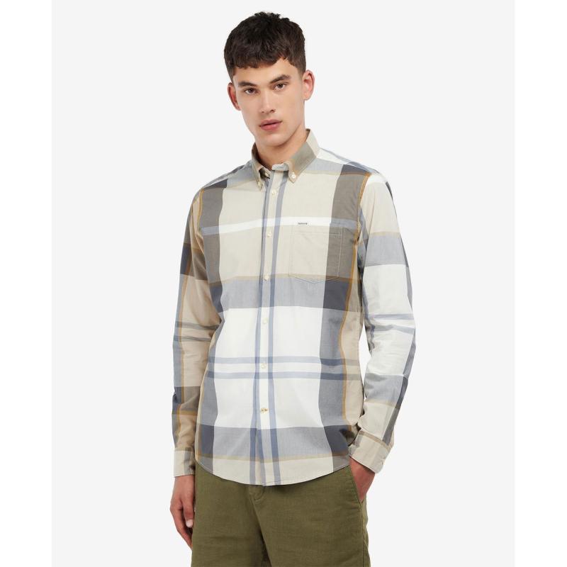 Harris Tailored Long-Sleeved Shirt - 9@MSH5071 - BARBOUR