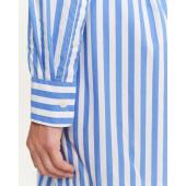 Striped Poplin Shirt Dress - 3GW4503397 - GANT