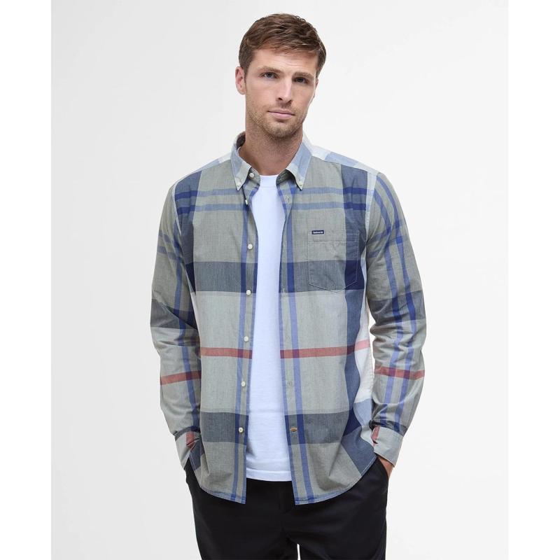 Harris Tailored Long-Sleeved Shirt - 9@MSH5071 - BARBOUR