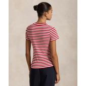 Striped Rib-Knit Cotton Crewneck T-Shirt - 211891520006 - POLO RALPH LAUREN