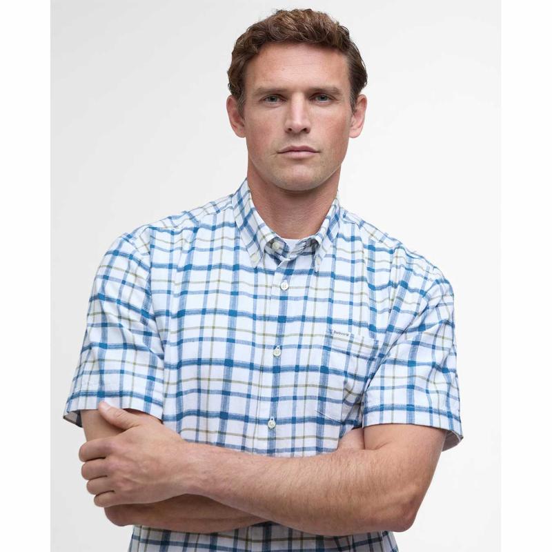 Glover Regular Short-Sleeved Shirt - MSH5567 - BARBOUR