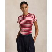 Striped Rib-Knit Cotton Crewneck T-Shirt - 211891520006 - POLO RALPH LAUREN
