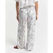 Relaxed Fit Sailing Print Drawstring Pants - 3GW4150359 - GANT