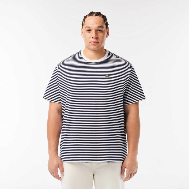 Striped Heavy Cotton T-shirt - 3TH9749 - LACOSTE