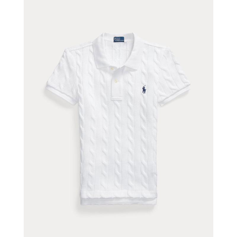 Cable-Knit Polo Shirt - 211943010001 - POLO RALPH LAUREN