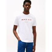 Multi-Flag Embroidery Crew Neck T-Shirt - MW0MW38616 - TOMMY HILFIGER