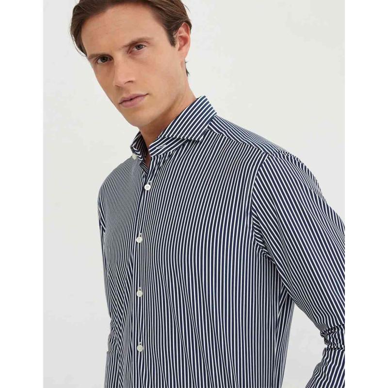 Twill Stripe Shirt - ACT521ML/81608 - XACUS