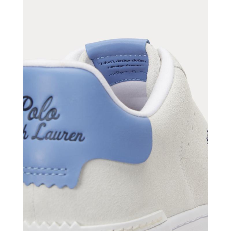 Masters Court Suede Trainer - 809965086001 - POLO RALPH LAUREN