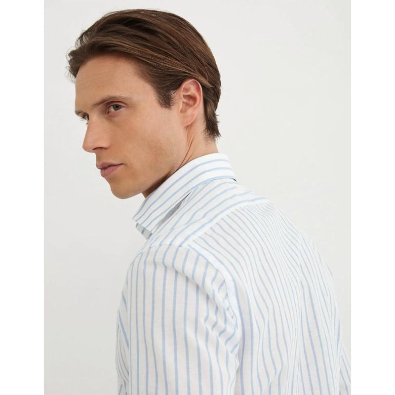 Stripe Linen Shirt - 536ML/81214 - XACUS