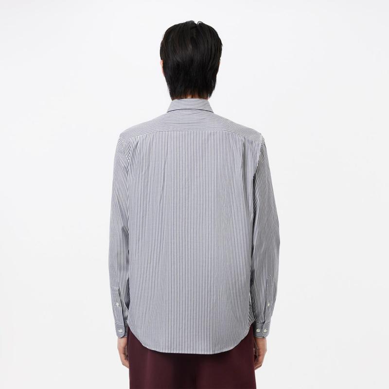 Men's Regular Fit Striped Cotton Shirt - 9@3CH2936 - LACOSTE
