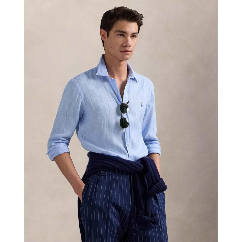 Lightweight Linen Shirt - 710966294008 - POLO RALPH LAUREN
